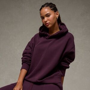 AE Everyday Luxe Hoodie, Jet Indigo (Purple), Large - NWOT